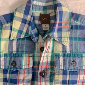 Tea collection boy’s short sleeve shirt